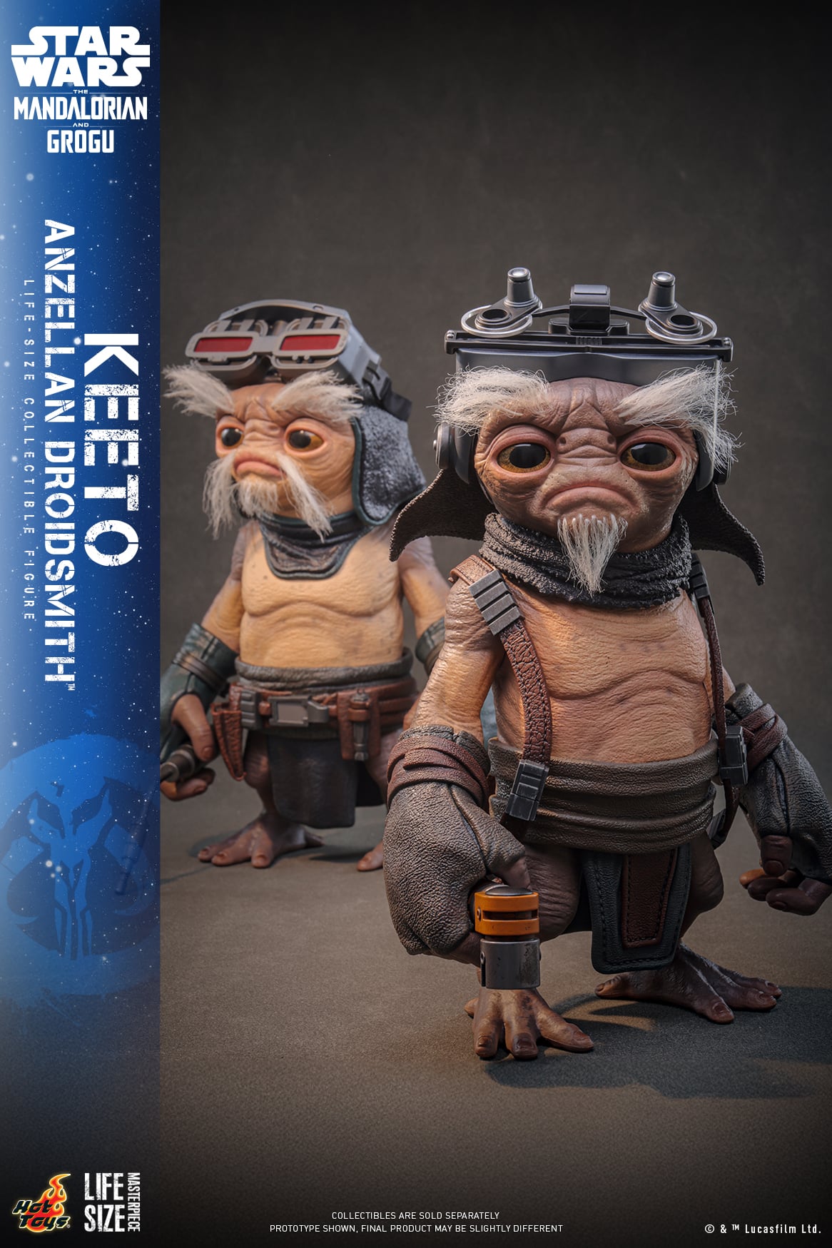 Star Wars: The Mandalorian and Grogu LMS018 Keeto (Anzellan Droidsmith) Life-Size Collectible Figure Gallery Image 6