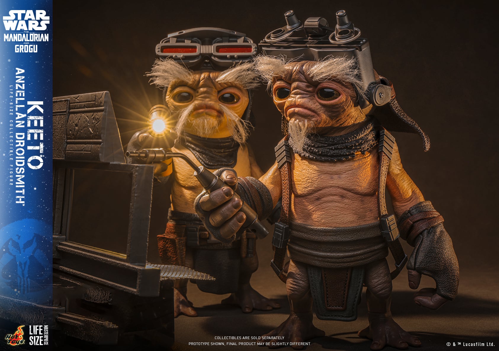 Star Wars: The Mandalorian and Grogu LMS018 Keeto (Anzellan Droidsmith) Life-Size Collectible Figure Gallery Image 13