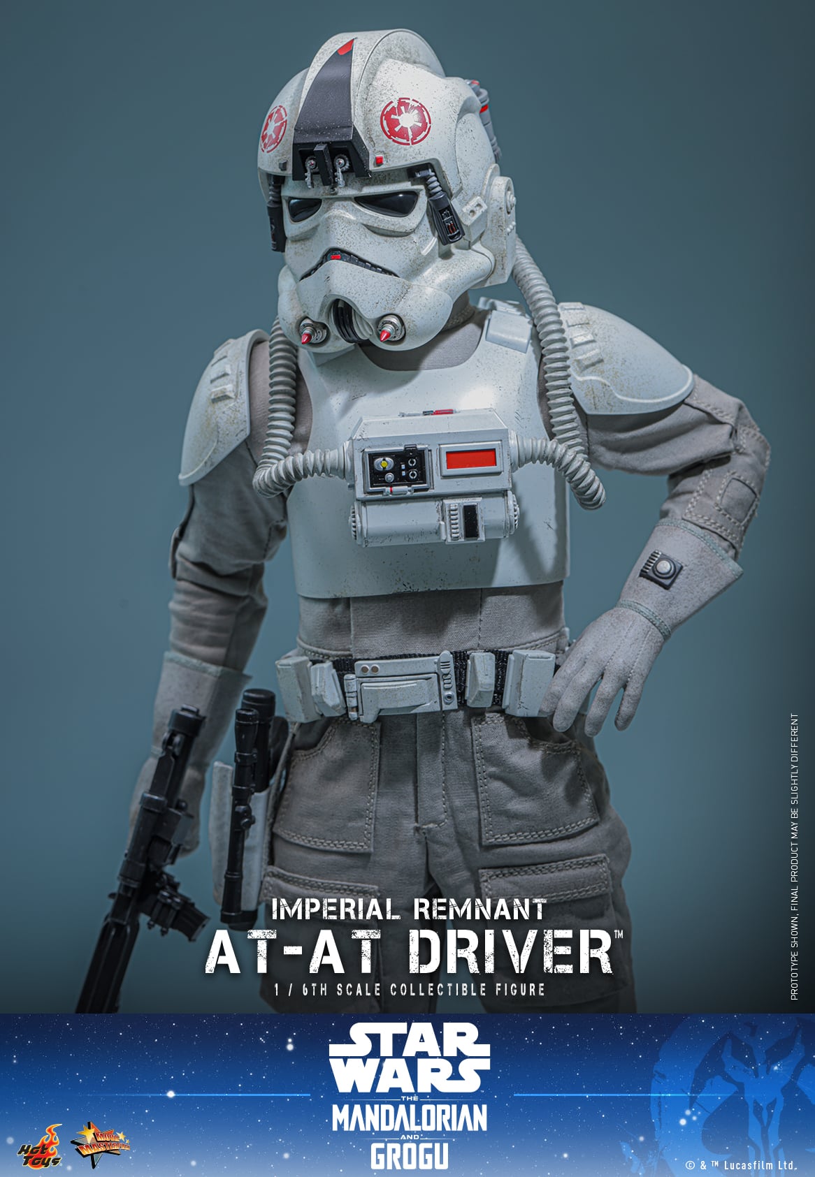 Star Wars: The Mandalorian & Grogu MMS845 Imperial Remnant AT-AT Driver 1/6th Scale Collectible Figure Gallery Image 10