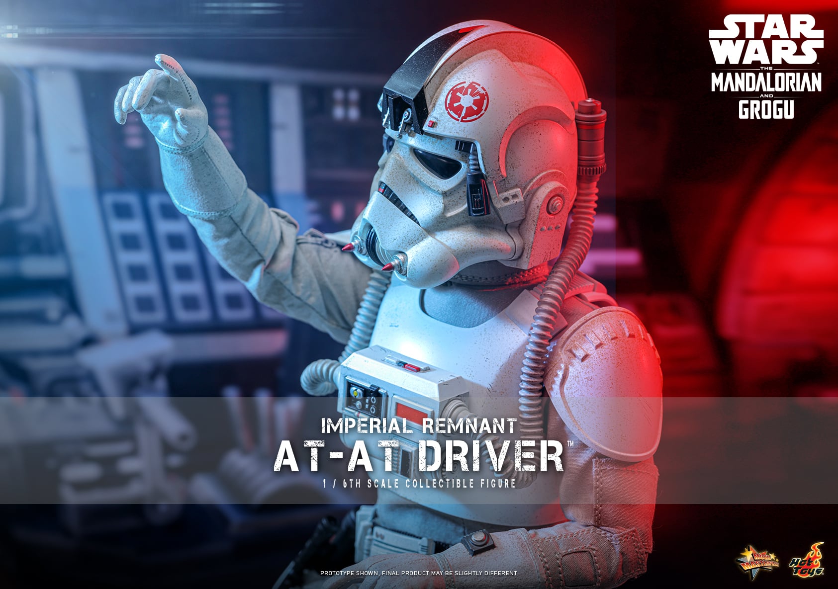 Star Wars: The Mandalorian & Grogu MMS845 Imperial Remnant AT-AT Driver 1/6th Scale Collectible Figure Gallery Image 3