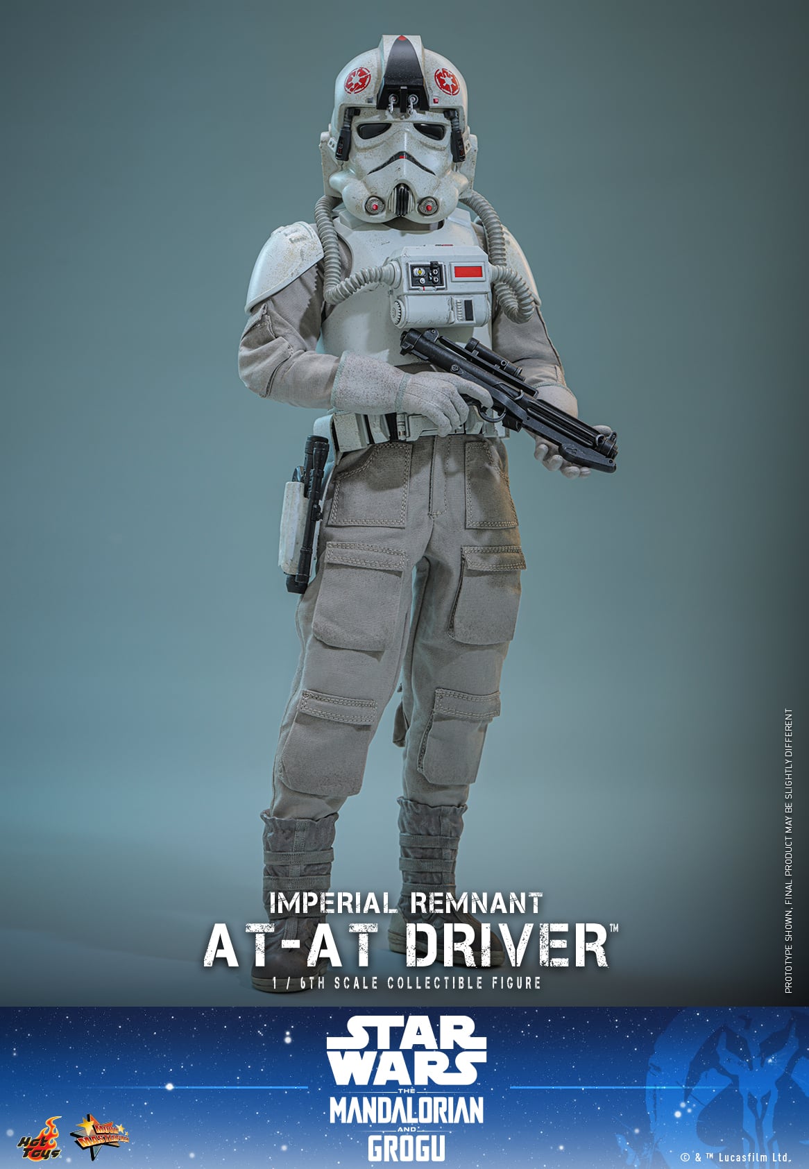Star Wars: The Mandalorian & Grogu MMS845 Imperial Remnant AT-AT Driver 1/6th Scale Collectible Figure Gallery Image 4