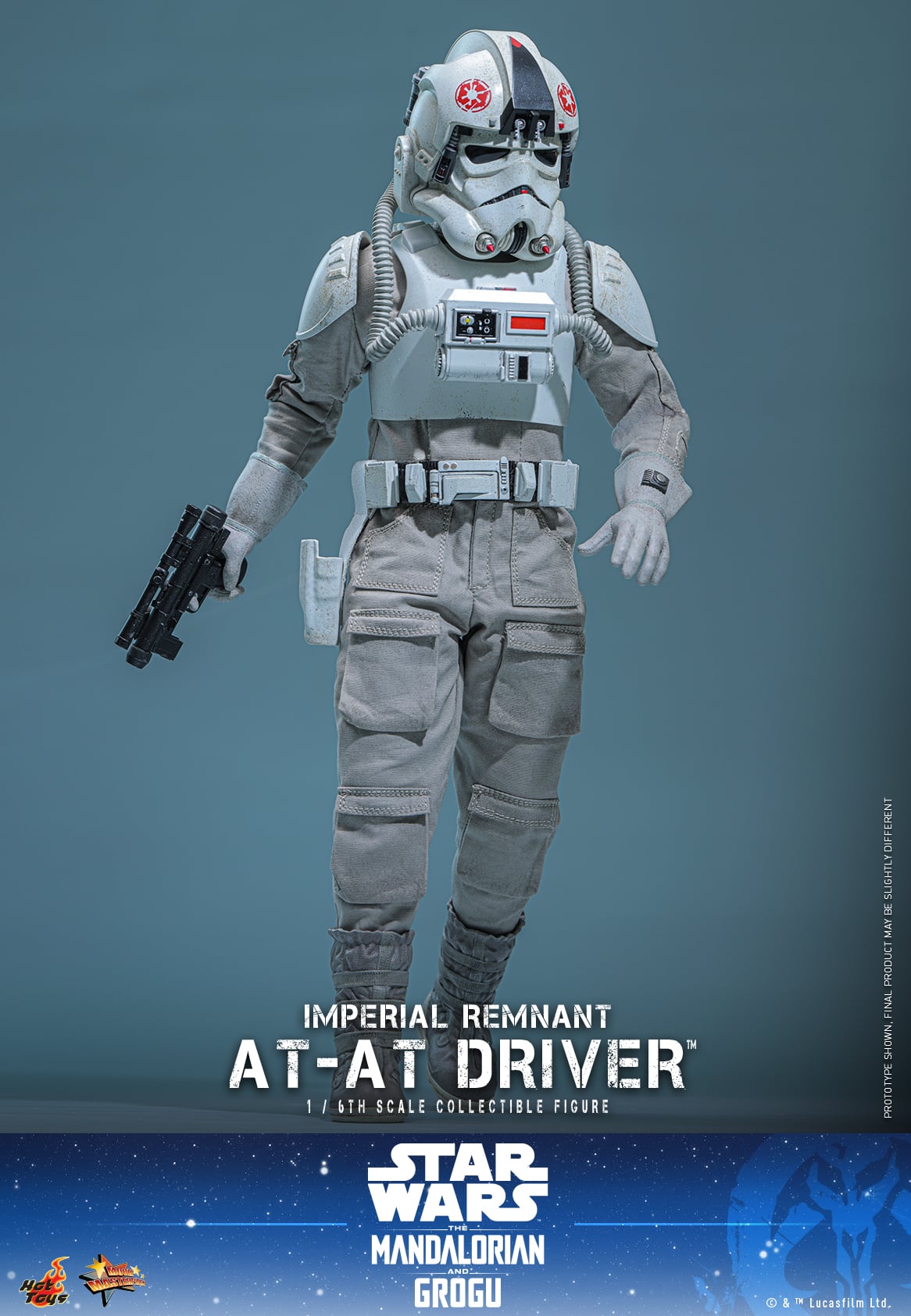 Star Wars: The Mandalorian & Grogu MMS845 Imperial Remnant AT-AT Driver 1/6th Scale Collectible Figure Gallery Image 5
