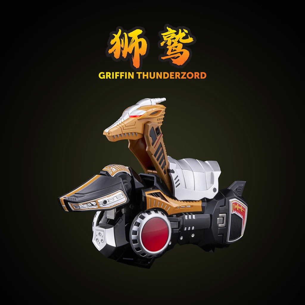 Mighty Morphin Power Rangers Go! Kara Kuri Combine Thunder Megazord Action Figure Gallery Image 18