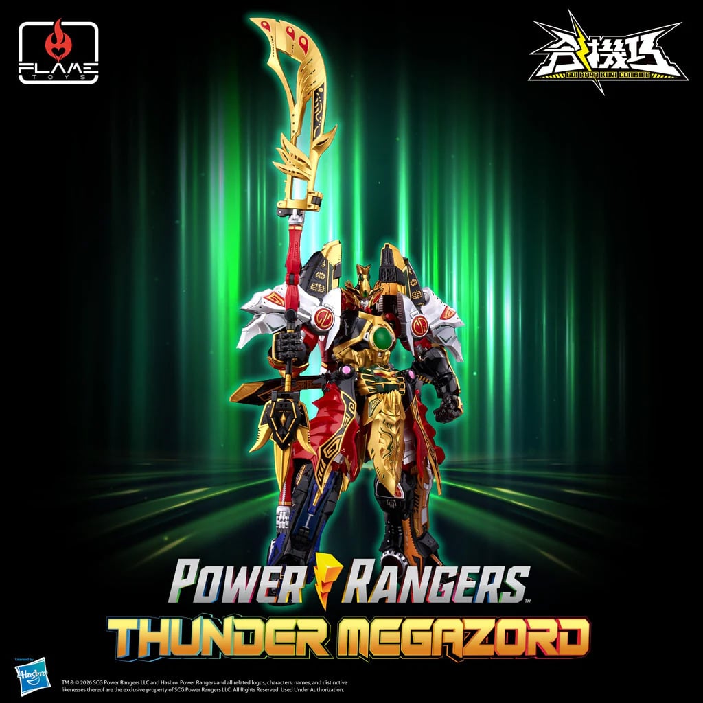 kraiさん Mighty Morphin Power Rangers Go! Kara Kuri Combine Thunder