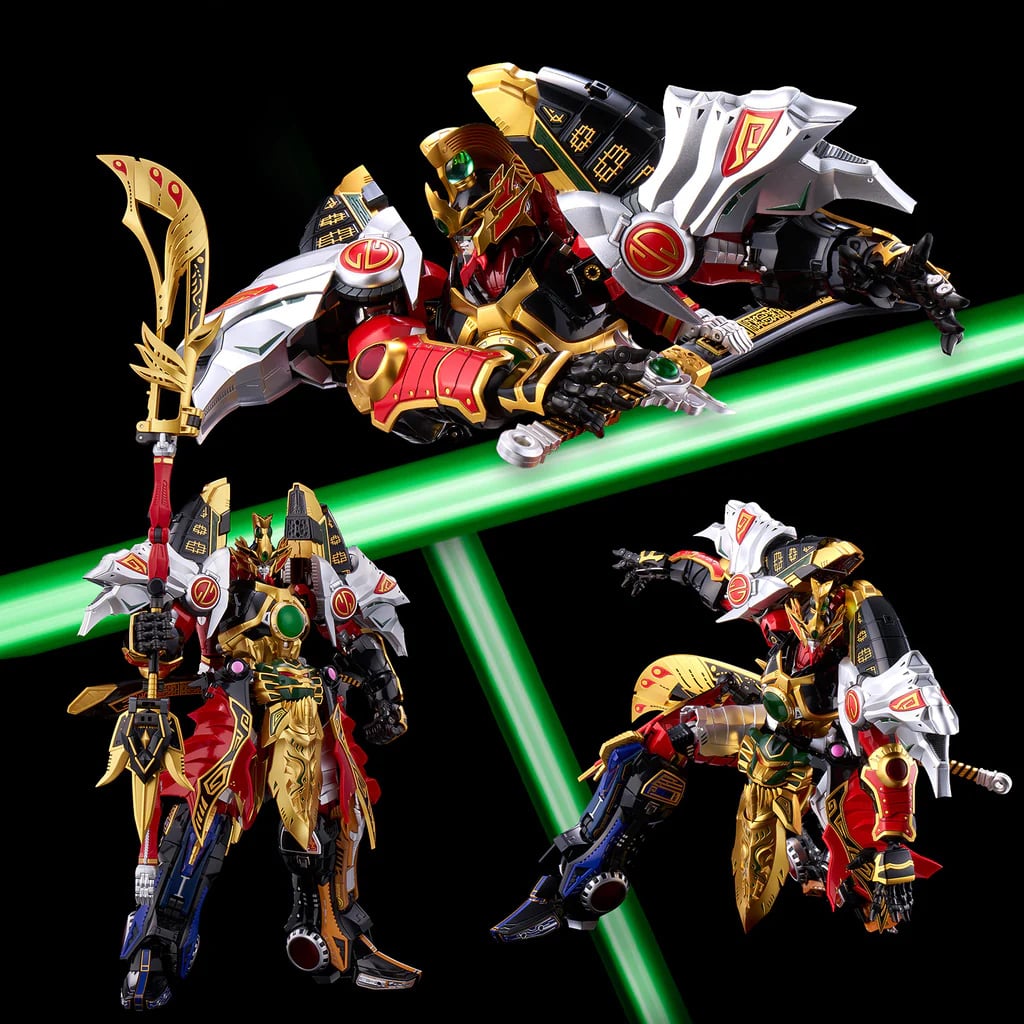 Mighty Morphin Power Rangers Go! Kara Kuri Combine Thunder