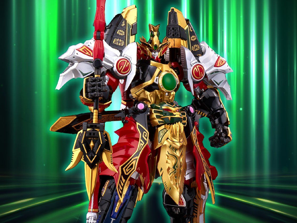 Mighty Morphin Power Rangers Go! Kara Kuri Combine Thunder