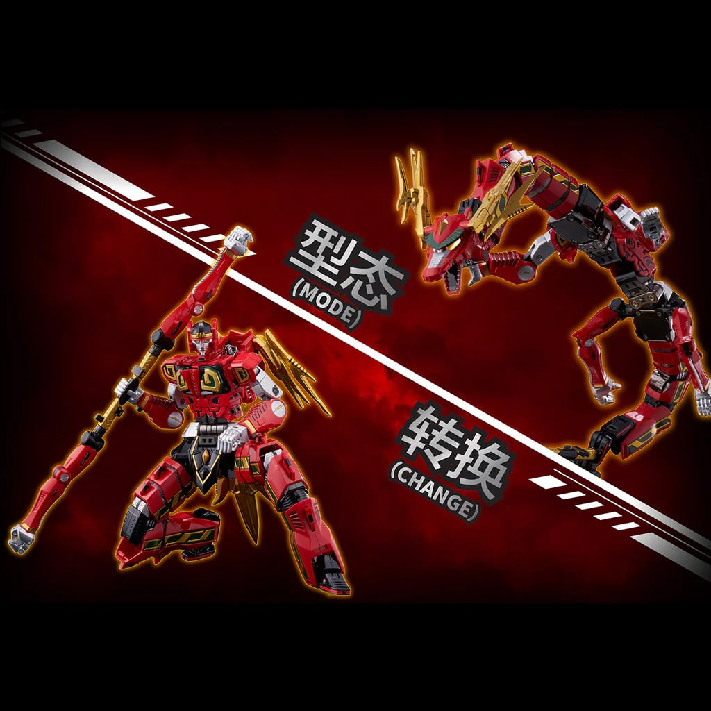 Mighty Morphin Power Rangers Go! Kara Kuri Combine Thunder Megazord Action Figure Gallery Image 14