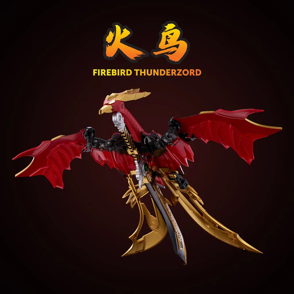 Mighty Morphin Power Rangers Go! Kara Kuri Combine Thunder