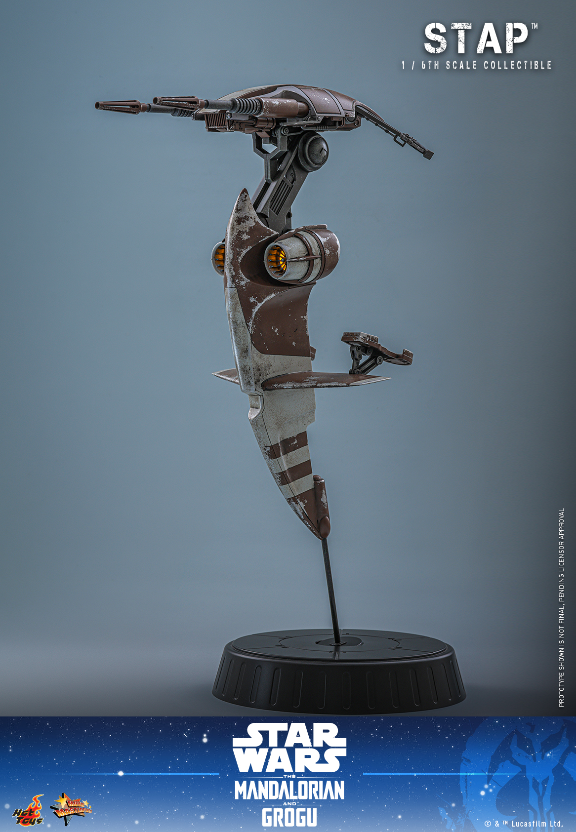 Star Wars: The Mandalorian & Grogu MMS886 STAP 1/6th Scale Collectible Gallery Image 15