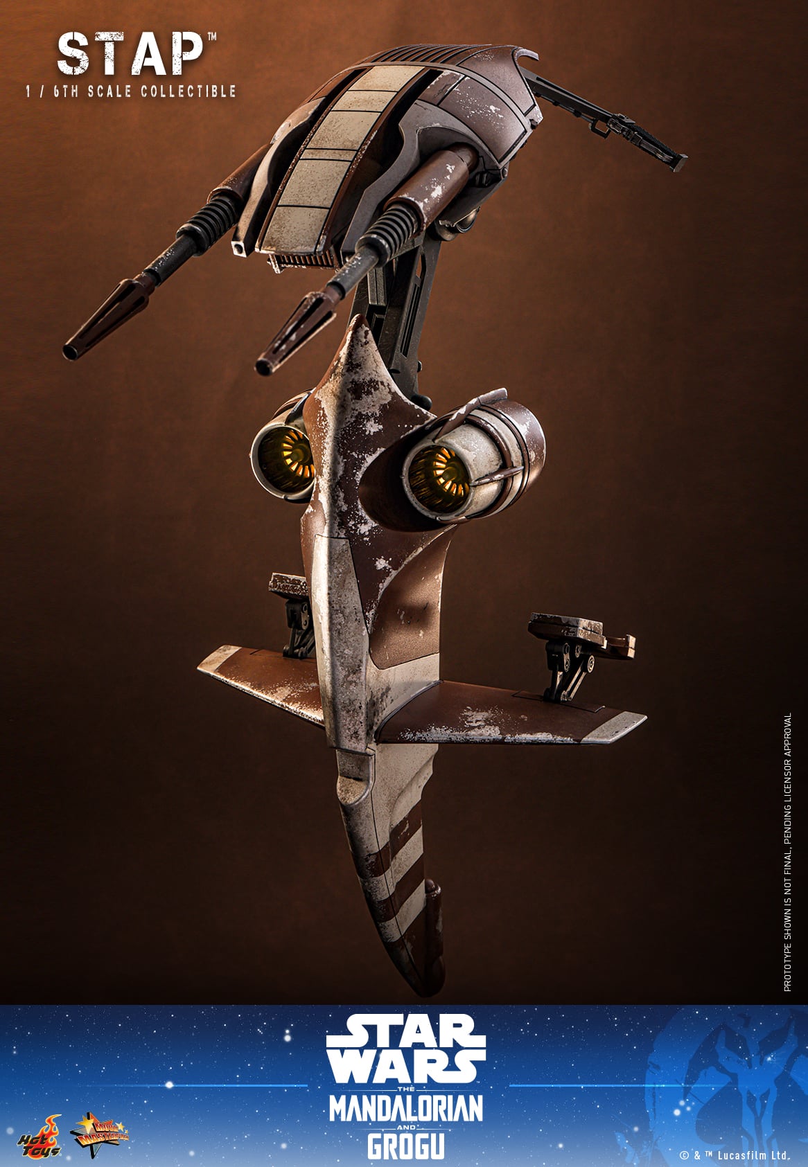 Star Wars: The Mandalorian & Grogu MMS886 STAP 1/6th Scale Collectible Gallery Image 6