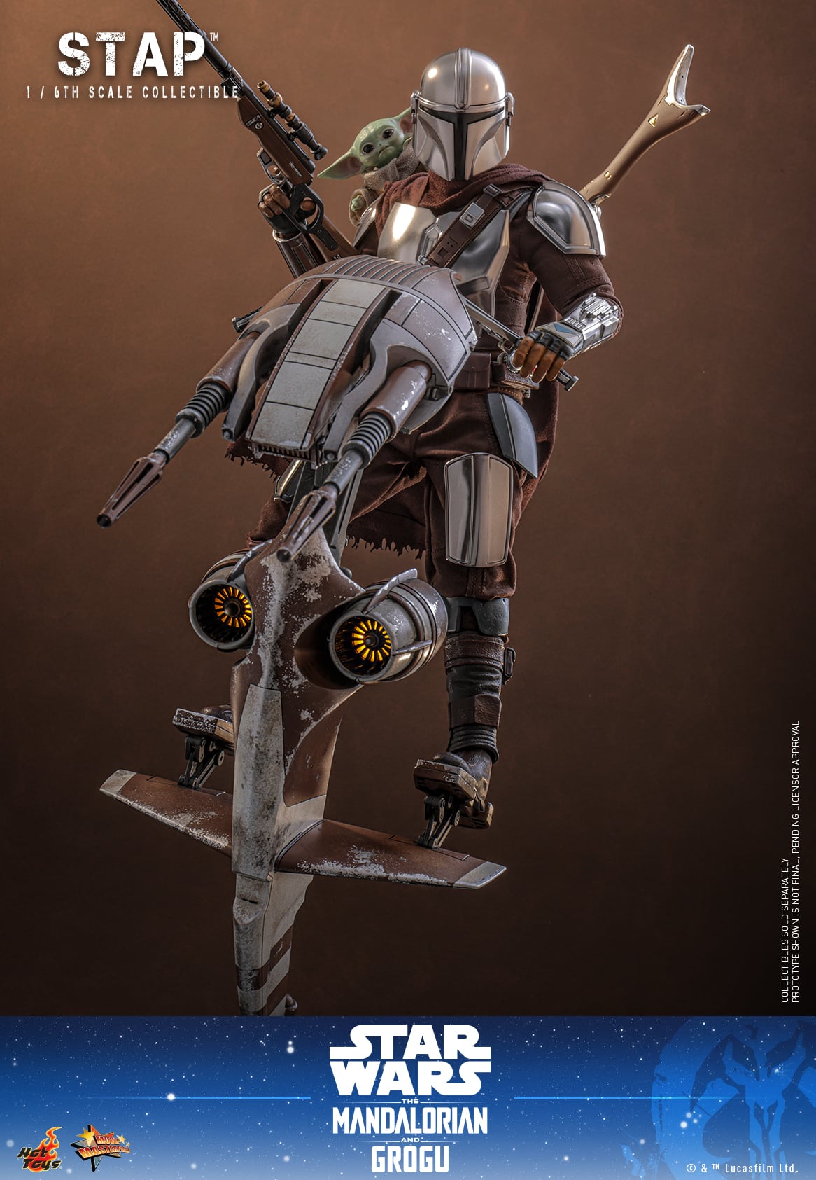 Star Wars: The Mandalorian & Grogu MMS886 STAP 1/6th Scale Collectible Gallery Image 12