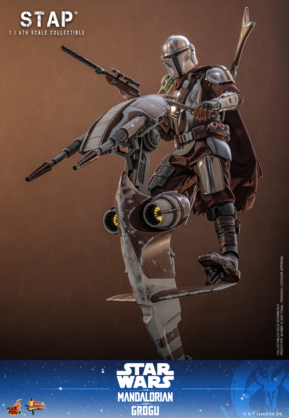 Star Wars: The Mandalorian & Grogu MMS886 STAP 1/6th Scale Collectible Gallery Image 10