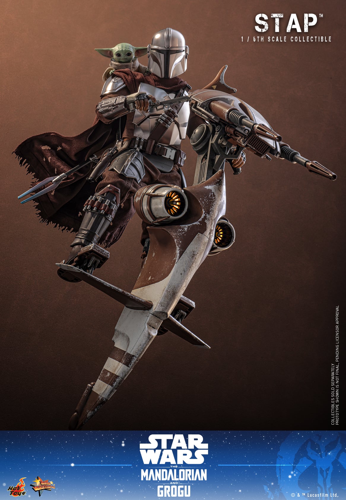 Star Wars: The Mandalorian & Grogu MMS886 STAP 1/6th Scale Collectible Gallery Image 11