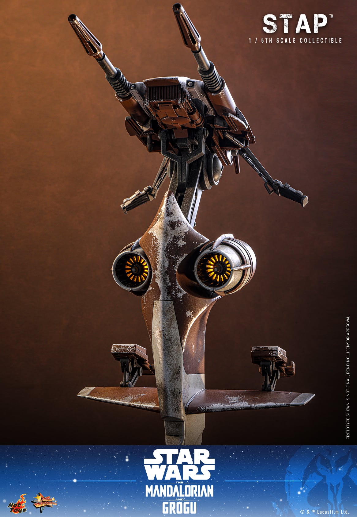 Star Wars: The Mandalorian & Grogu MMS886 STAP 1/6th Scale Collectible Gallery Image 8