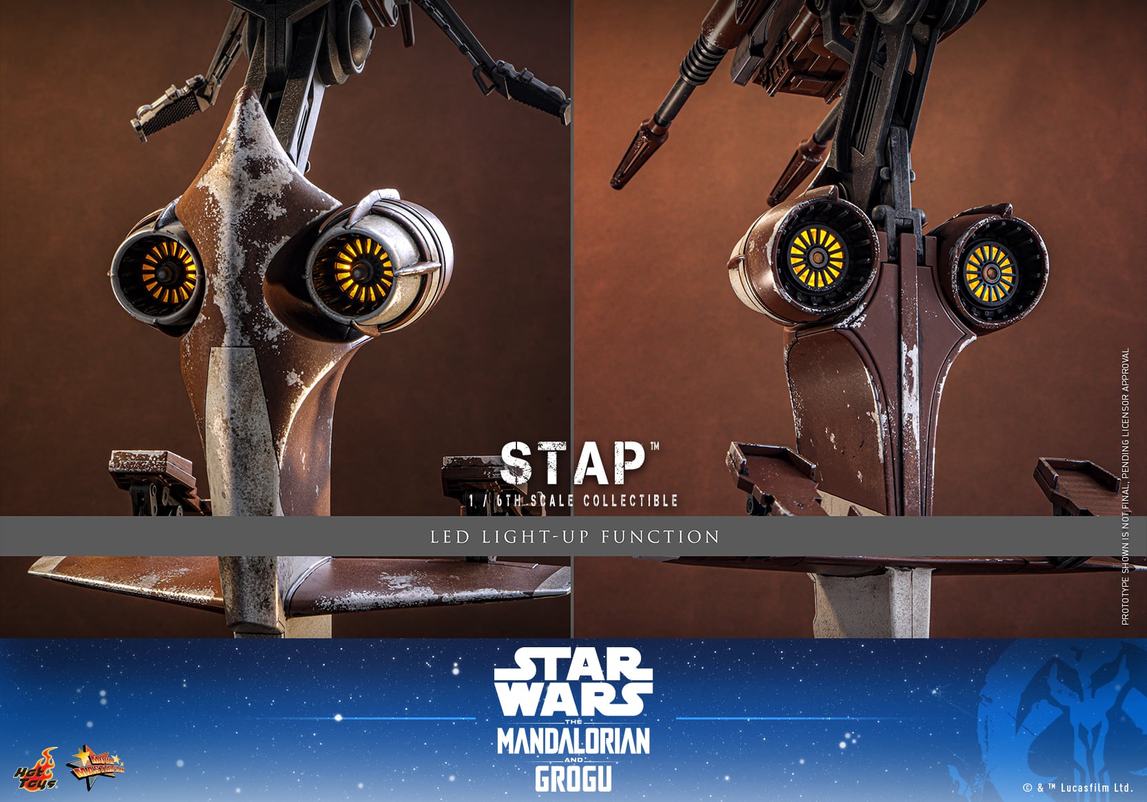 Star Wars: The Mandalorian & Grogu MMS886 STAP 1/6th Scale Collectible Gallery Image 18