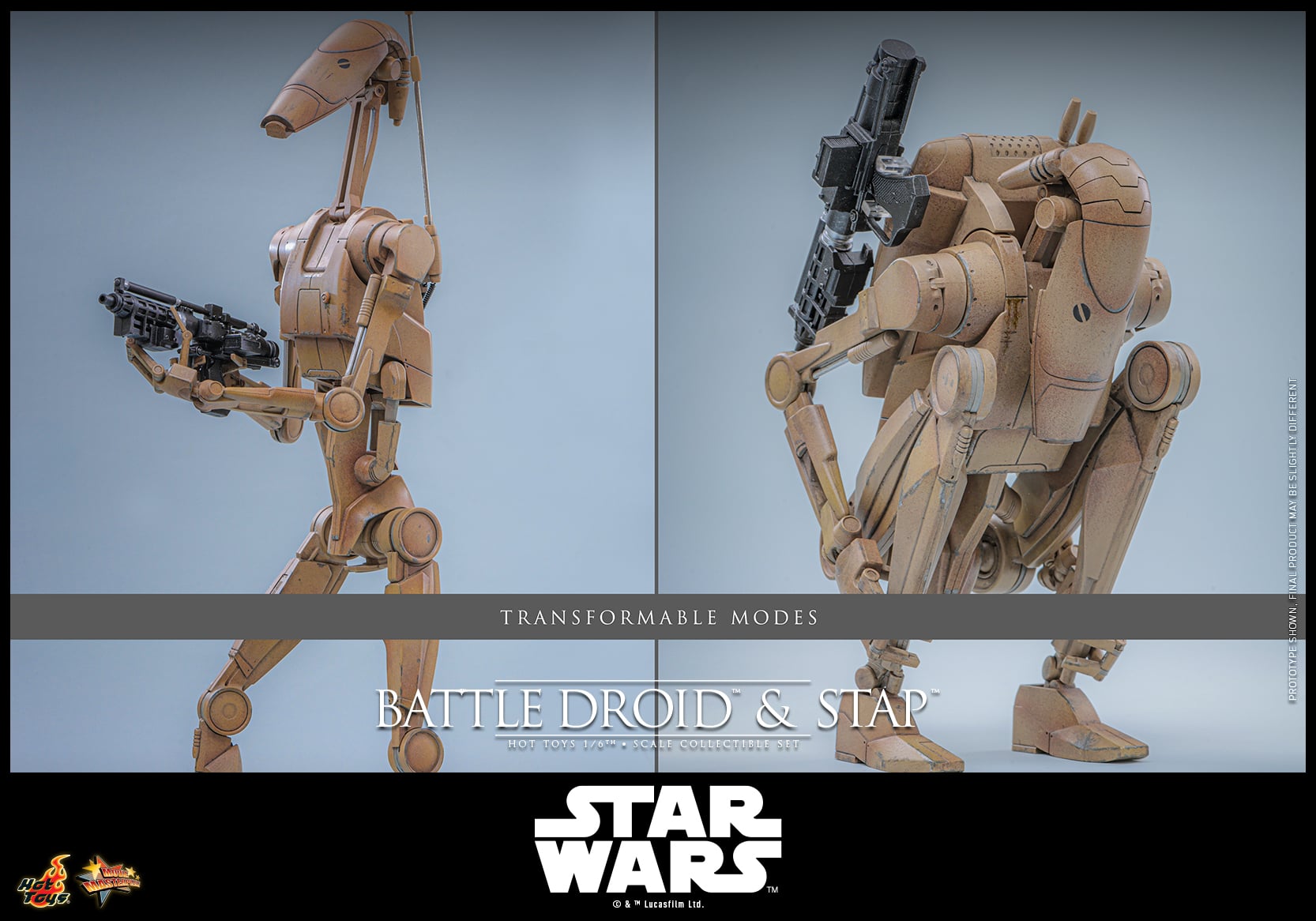 Star Wars: The Phantom Menace MMS887 Battle Droid & STAP 1/6th