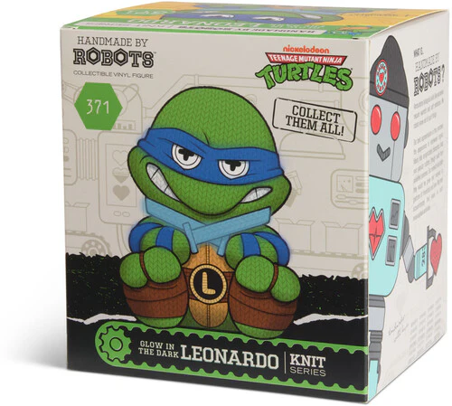 Teenage Mutant Ninja Turtles Handmade by Robots #371 Leonardo (Glow in the Dark) Figure Gallery Image 8