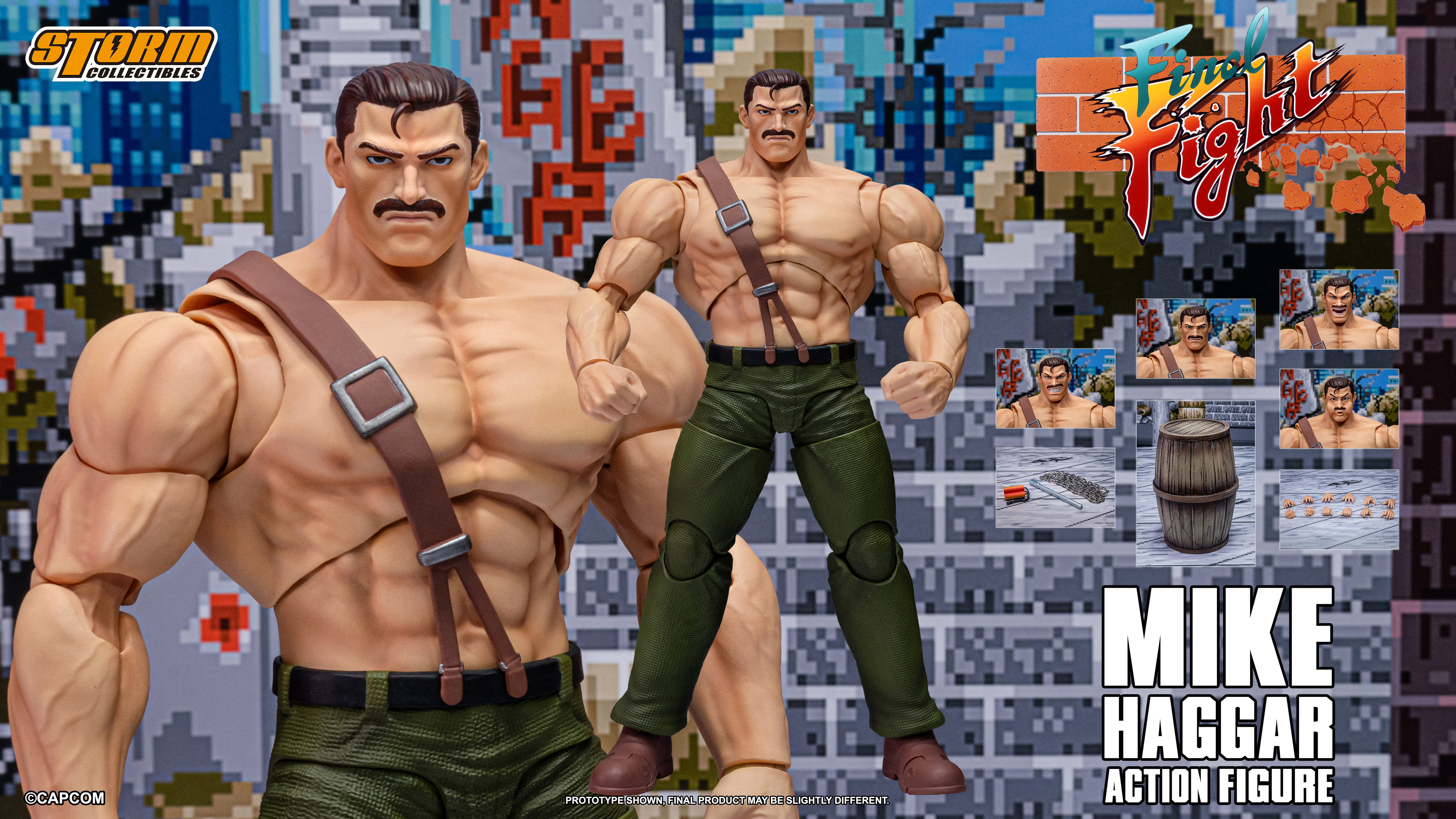 Final Fight Mike Haggar 1/12 Scale Action Figure Gallery Image 24