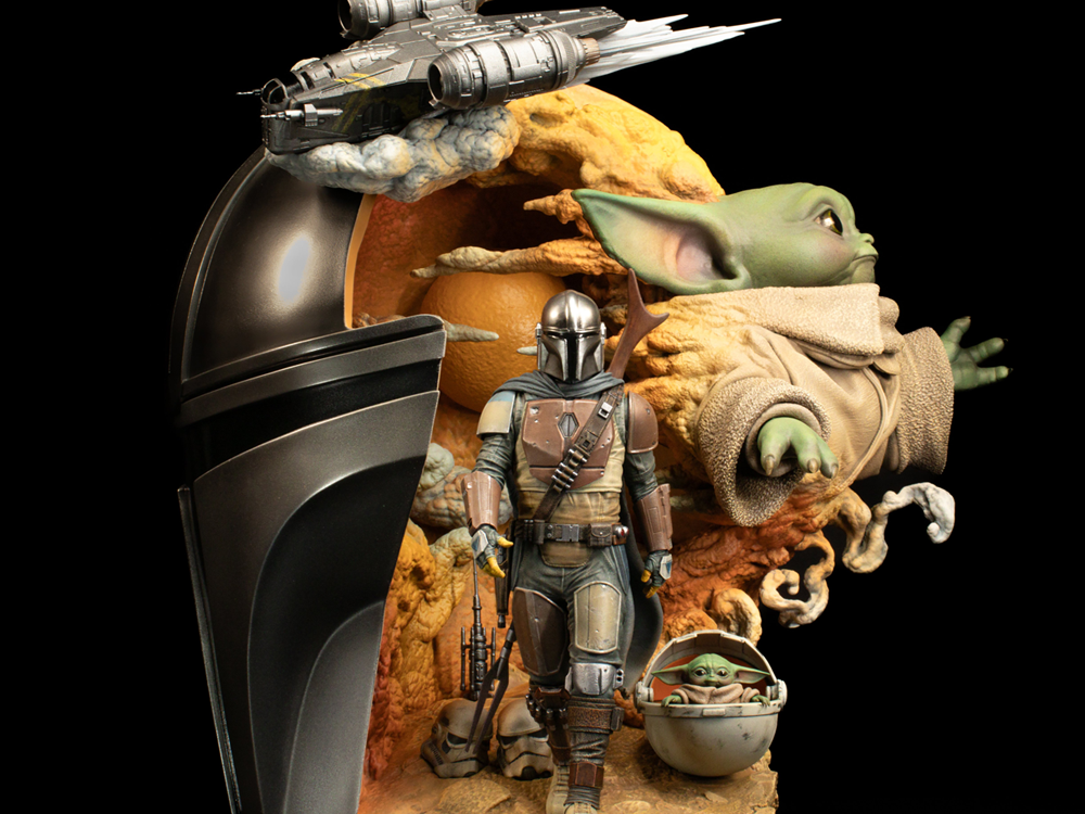 Star Wars: The Mandalorian Fine Art Bust Gallery Image 1