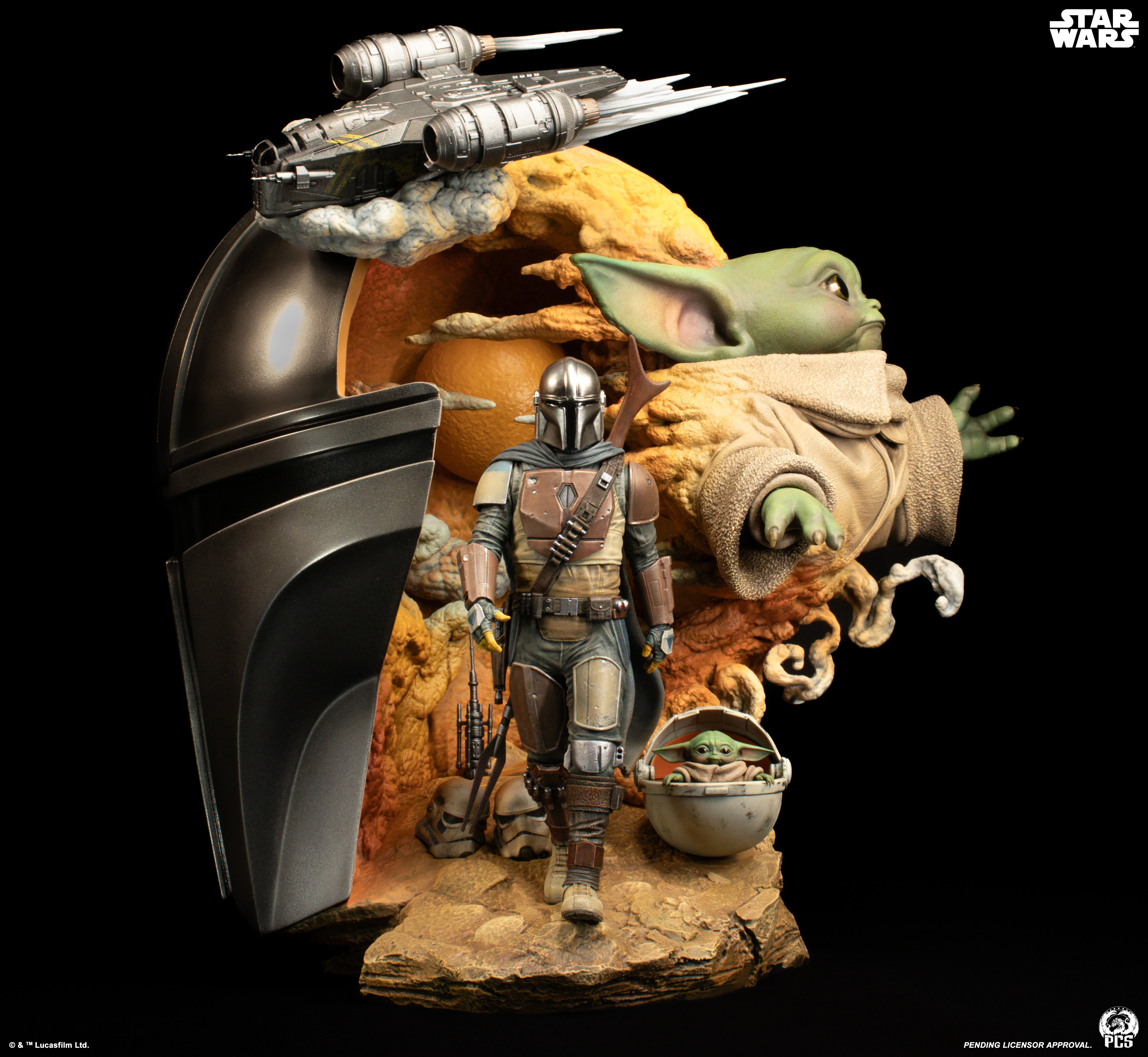 Star Wars: The Mandalorian Fine Art Bust Gallery Image 3