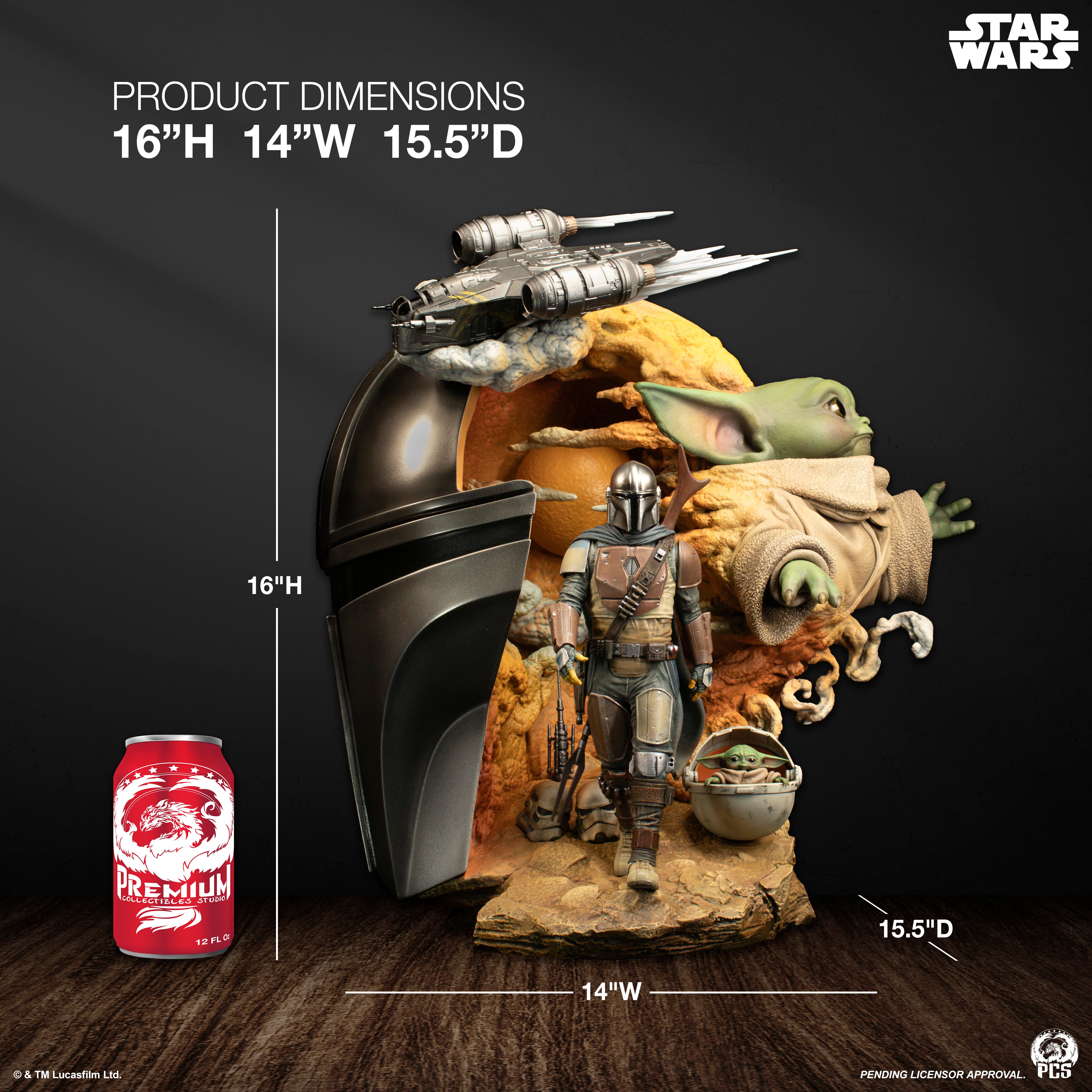 Star Wars: The Mandalorian Fine Art Bust