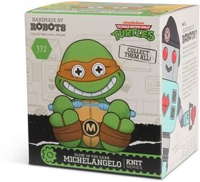 Teenage Mutant Ninja Turtles Handmade by Robots #372 Michelangelo (Glow in the Dark) Figure Gallery Image 8