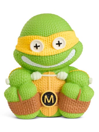 Teenage Mutant Ninja Turtles Handmade by Robots #372 Michelangelo (Glow in the Dark) Figure Gallery Image 2