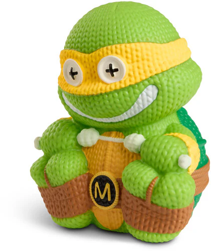 Teenage Mutant Ninja Turtles Handmade by Robots #372 Michelangelo (Glow in the Dark) Figure Gallery Image 5