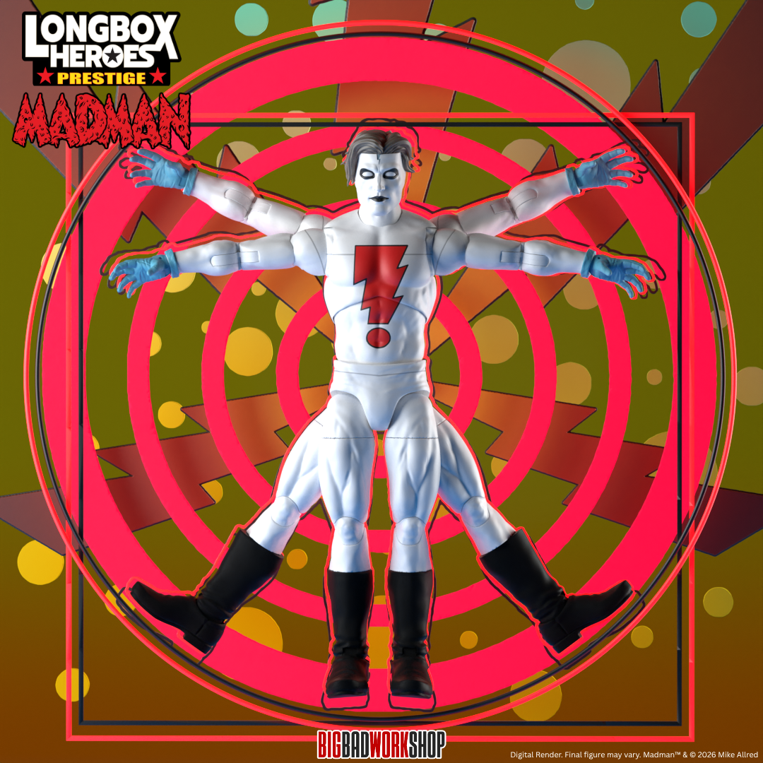 Madman Longbox Heroes Prestige Madman 1/12 Scale Action Figure