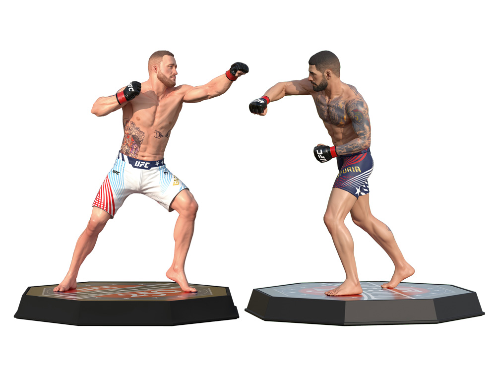 UFC SportsPicks Ilia Topuria & Justin Gaethje (UFC Freedom 250) 7" Posed Figure Two-Pack Gallery Image 1