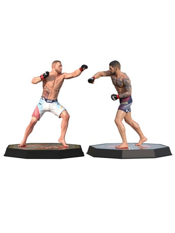 UFC SportsPicks Ilia Topuria & Justin Gaethje (UFC Freedom 250) 7" Posed Figure Two-Pack Gallery Image 2