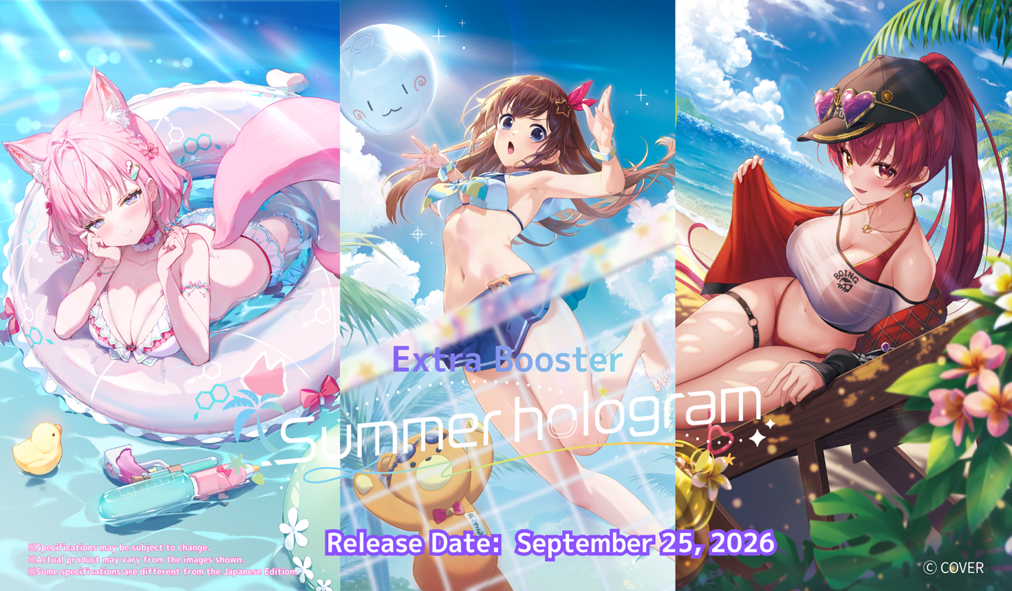 Hololive Official Card Game Summer Hologram English Edition Box of