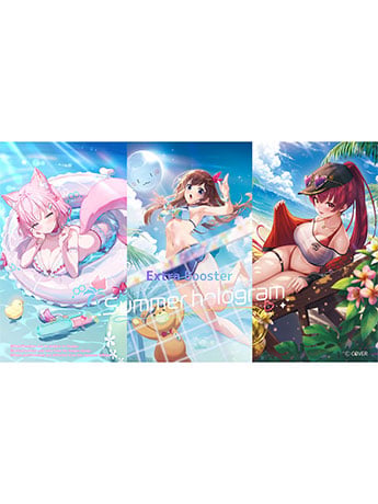Hololive Official Card Game Summer Hologram English Edition Box of 8 Booster Packs Hololive Official Card Game Summer Hologram English Edition Box of 8 Booster Packs