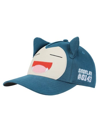 Pokemon Snorlax Big Face Snapback Hat Gallery Image 2