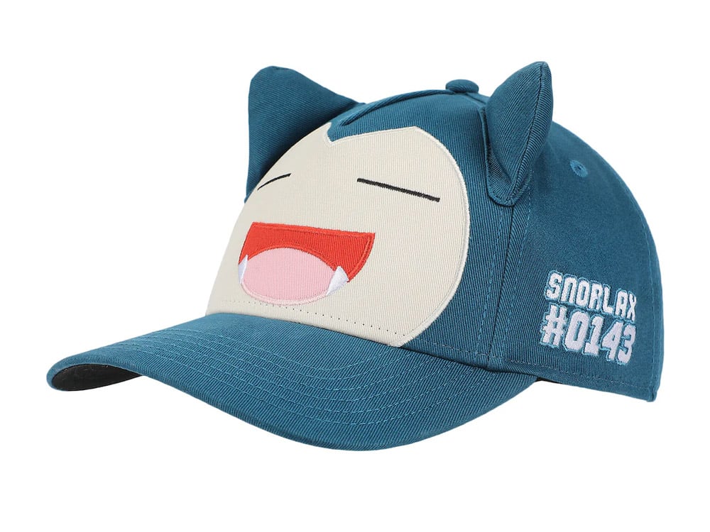 Pokemon Snorlax Big Face Snapback Hat Gallery Image 1