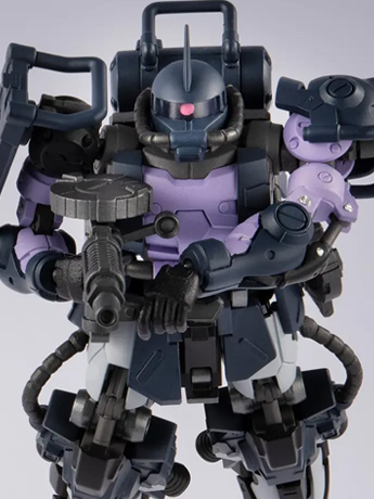 Mobile Suit Gundam Gundam Artifact Pro Zaku II High Mobility Type (Black Tri-Stars Ver.) Action Figure Gallery Image 2
