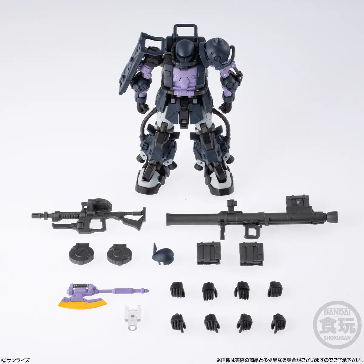 Mobile Suit Gundam Gundam Artifact Pro Zaku II High Mobility Type (Black Tri-Stars Ver.) Action Figure Gallery Image 9