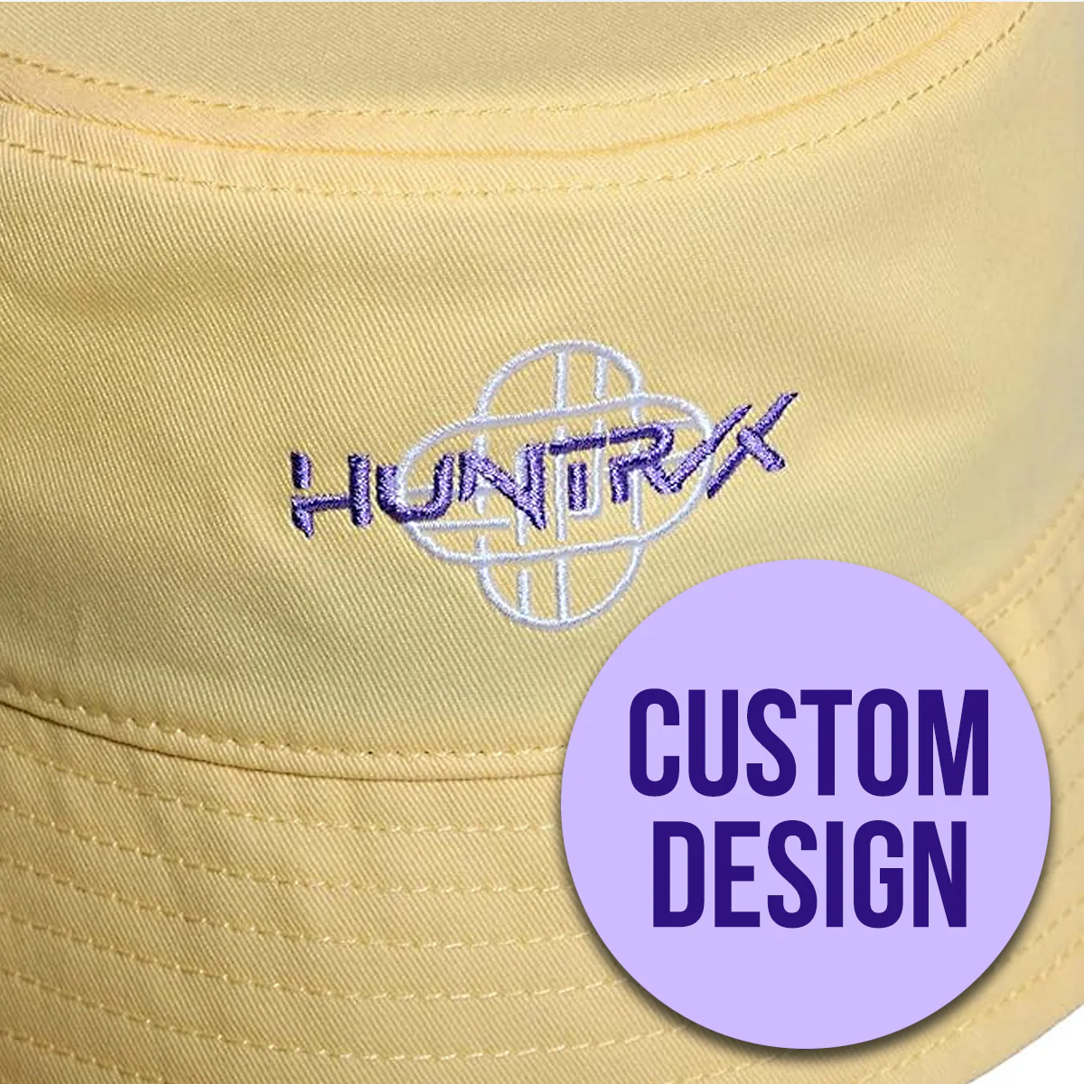KPop Demon Hunters Zoey Huntr/x Logo Cosplay Bucket Hat Gallery Image 4