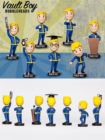 Fallout 4 Vault Boy 111 Bobblehead Series 2 - Set of 7 Gallery Image 2