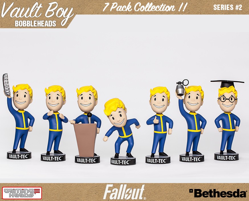 Fallout 4 Vault Boy 111 Bobblehead Series 2 - Set of 7 Gallery Image 5