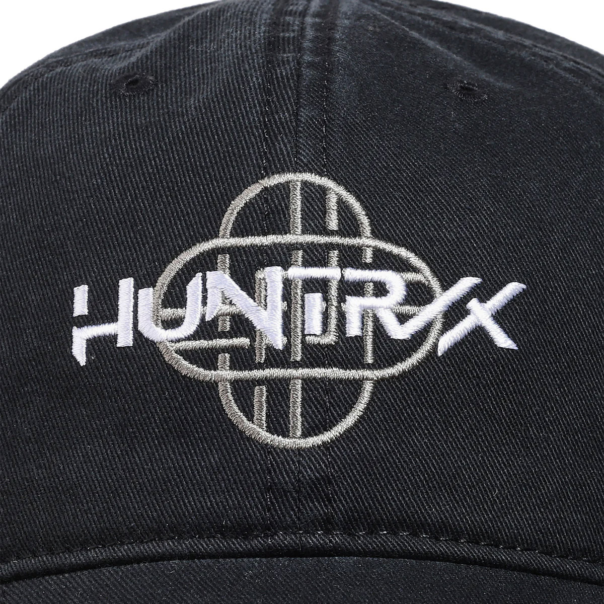 KPop Demon Hunters Huntr/x Logo Embroidered (Black) Hat Gallery Image 6