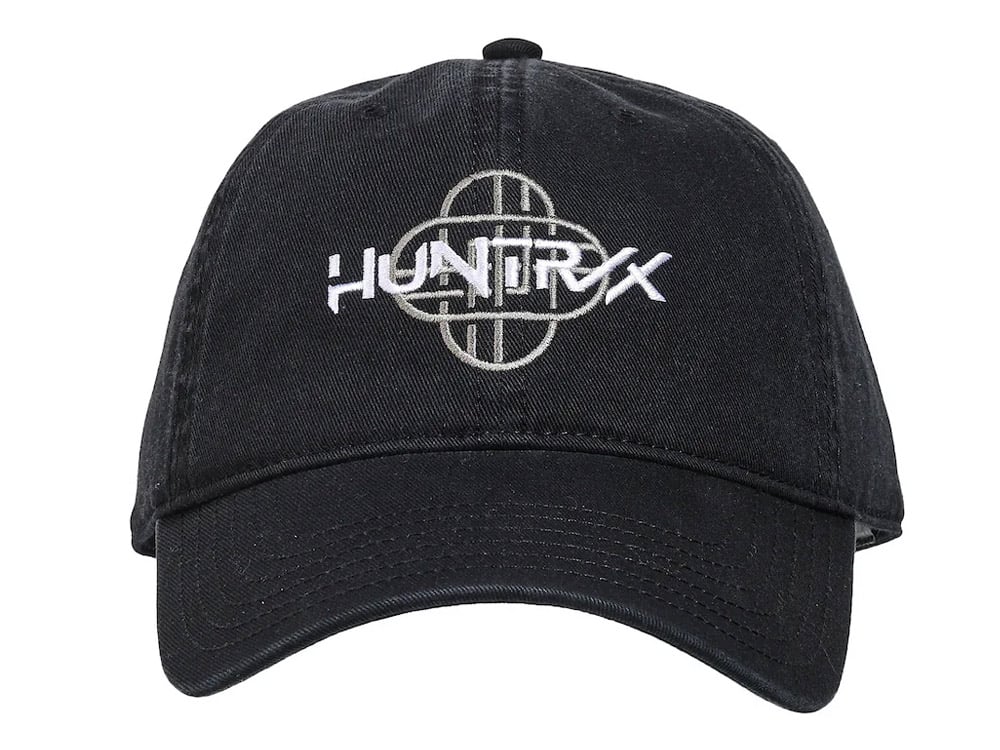 KPop Demon Hunters Huntr/x Logo Embroidered (Black) Hat Gallery Image 1