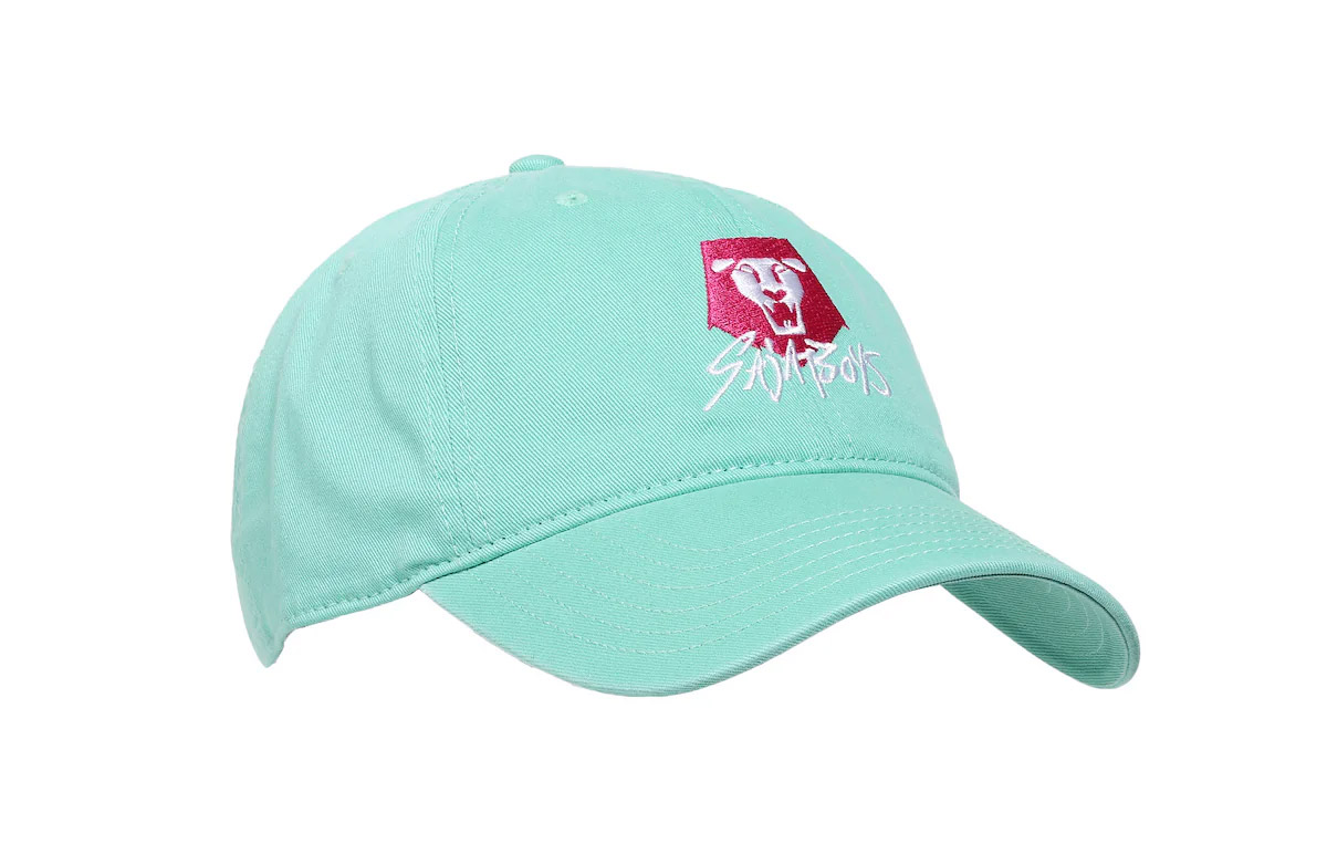 KPop Demon Hunters Saja Boys Logo Embroidered (Teal) Hat Gallery Image 3