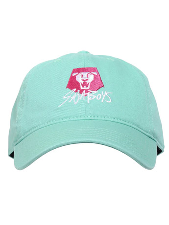 KPop Demon Hunters Saja Boys Logo Embroidered (Teal) Hat Gallery Image 2
