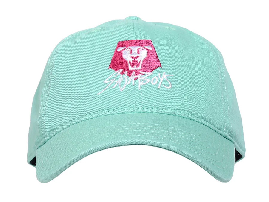 KPop Demon Hunters Saja Boys Logo Embroidered (Teal) Hat Gallery Image 1
