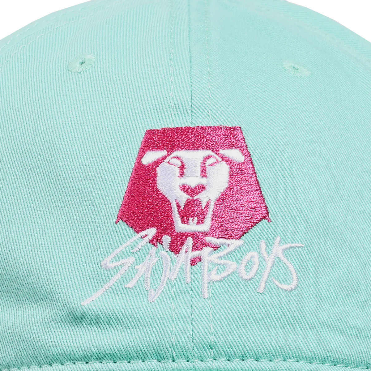 KPop Demon Hunters Saja Boys Logo Embroidered (Teal) Hat Gallery Image 6