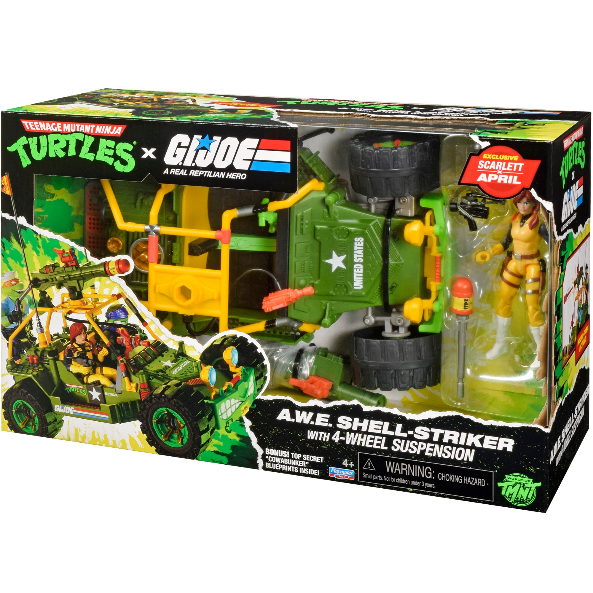 Teenage Mutant Ninja Turtles x G.I. Joe A.W.E. Shell-Striker with