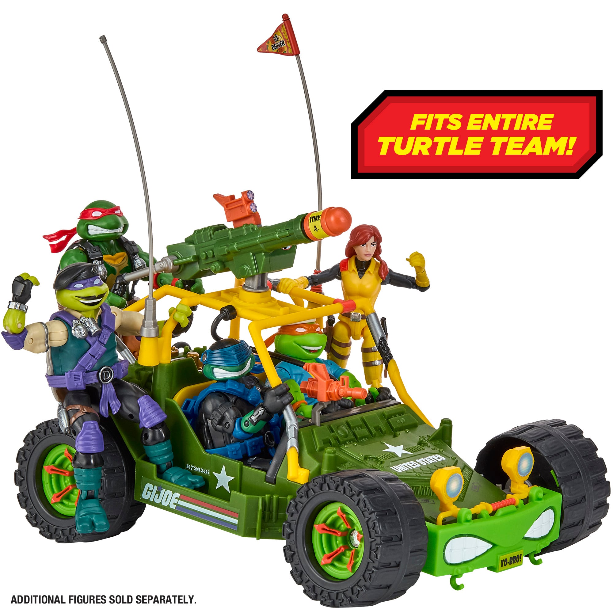 Teenage Mutant Ninja Turtles x G.I. Joe A.W.E. Shell-Striker with April O' Neil as Scarlett Vehicle Set Gallery Image 10