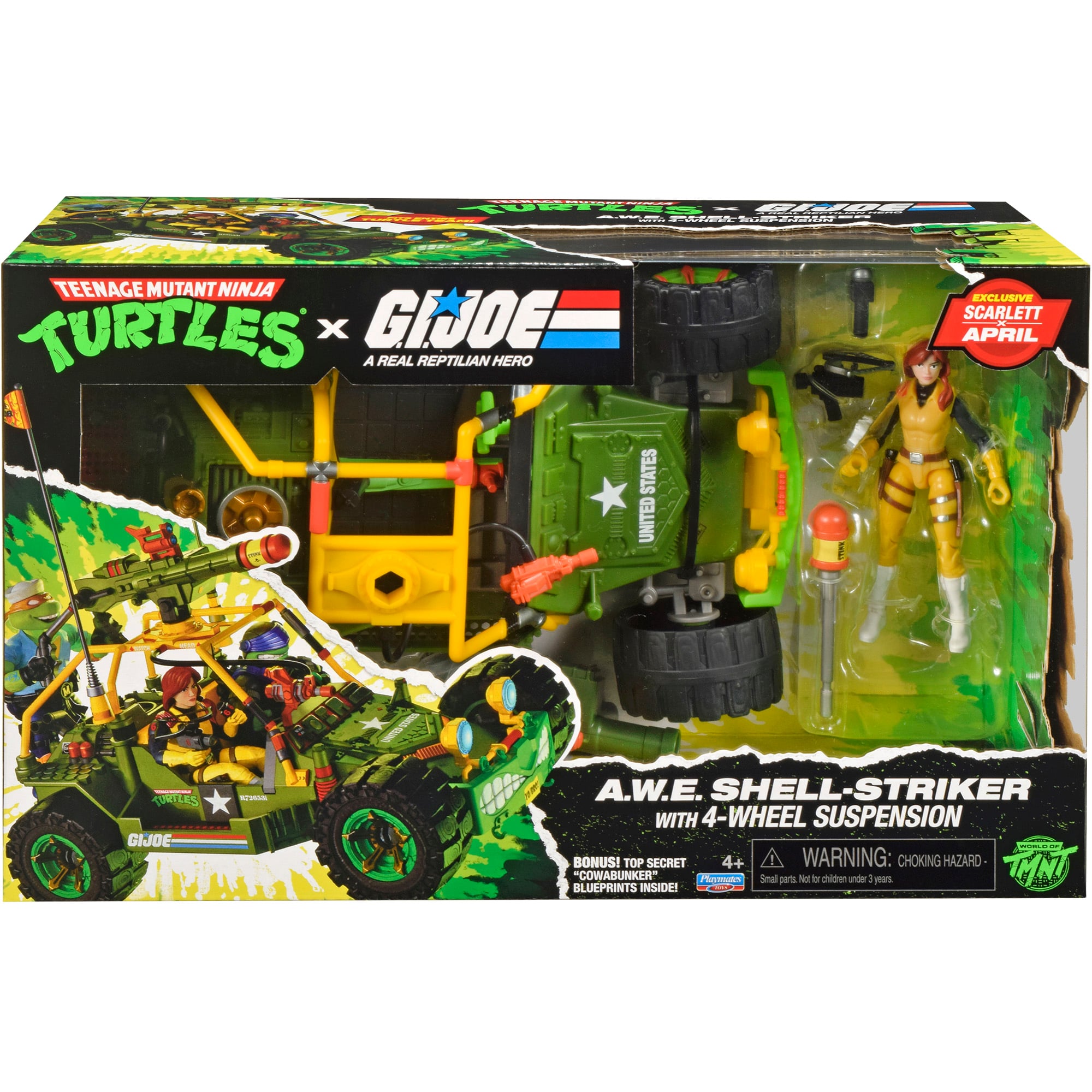 Teenage Mutant Ninja Turtles x G.I. Joe A.W.E. Shell-Striker with
