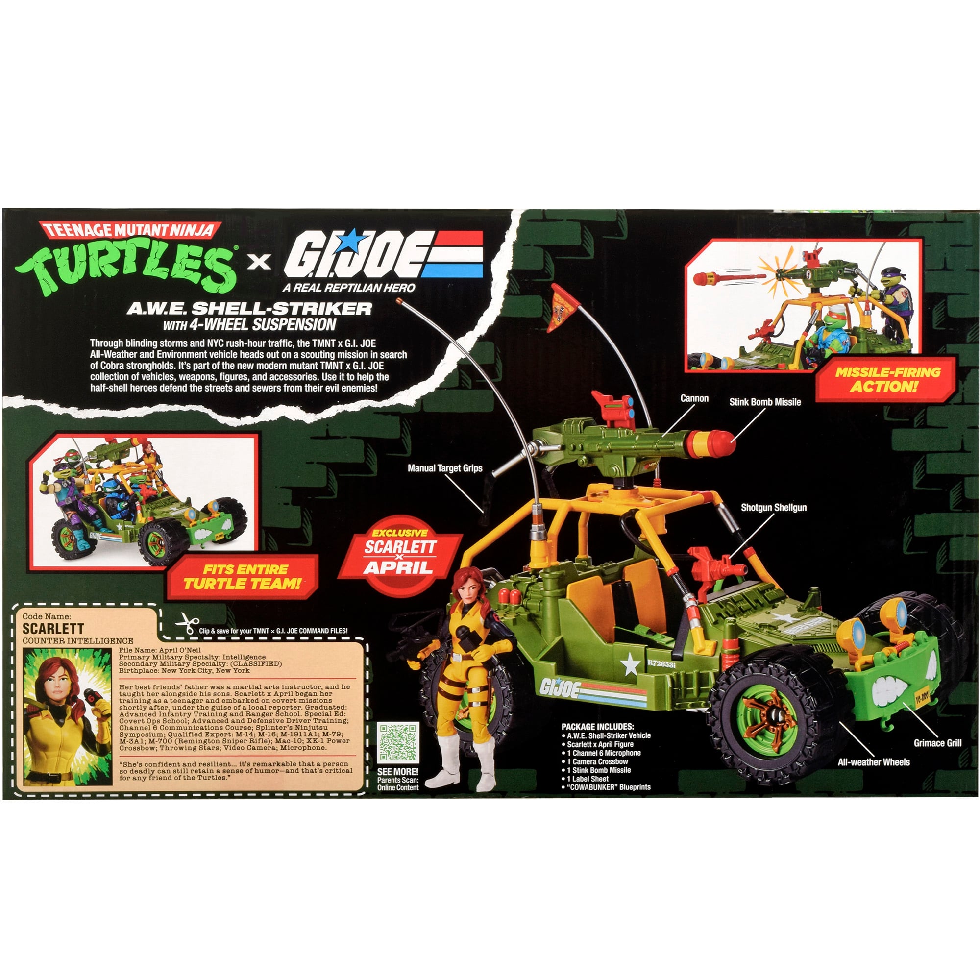 Teenage Mutant Ninja Turtles x G.I. Joe A.W.E. Shell-Striker with